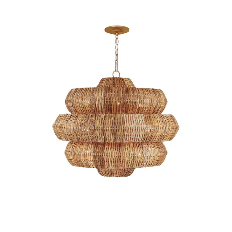 9 Light Chandelier by Currey and Company